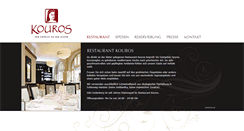 Desktop Screenshot of kouros-restaurant.de